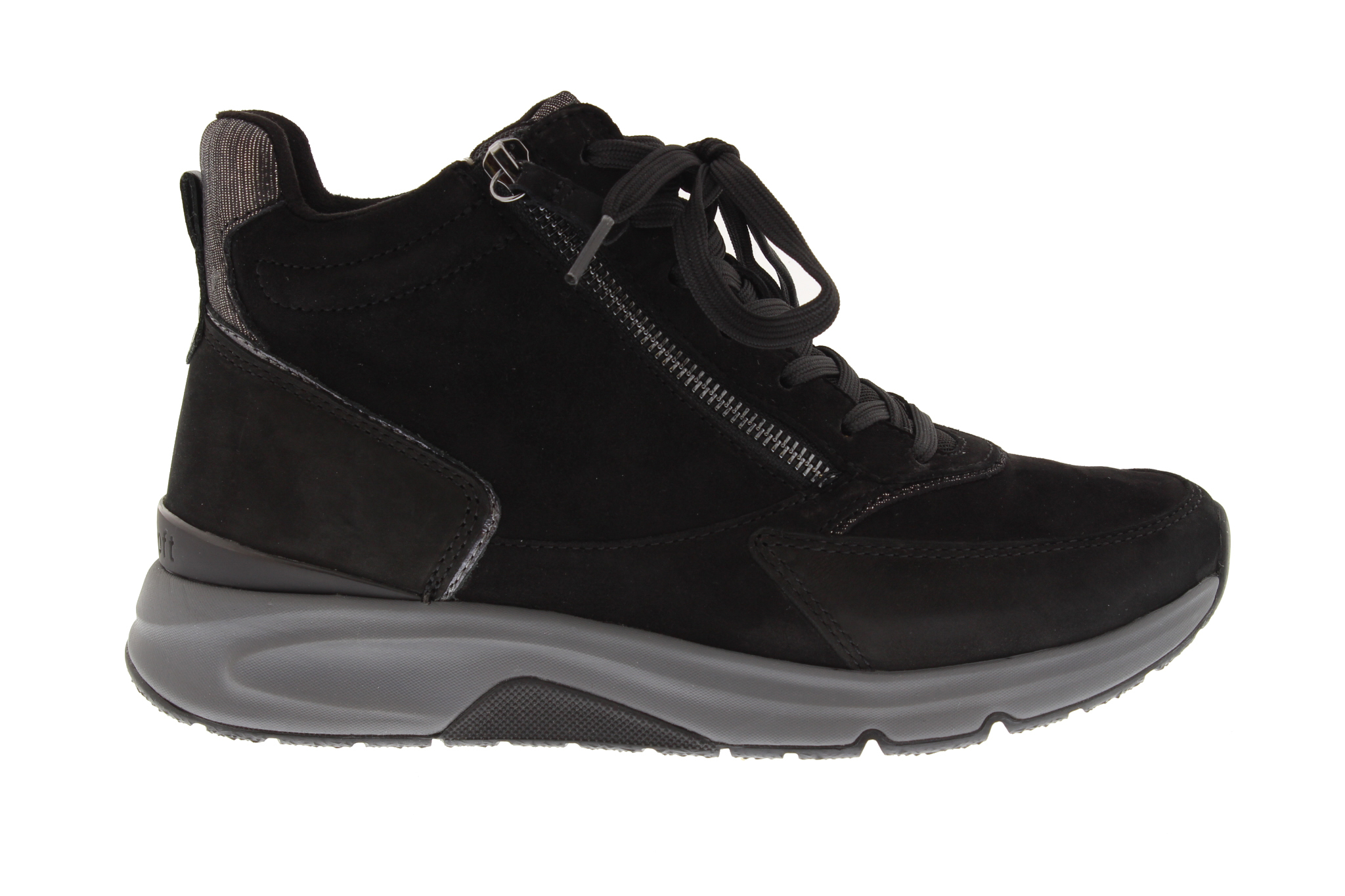 Rollingsoft veterschoenen zwart