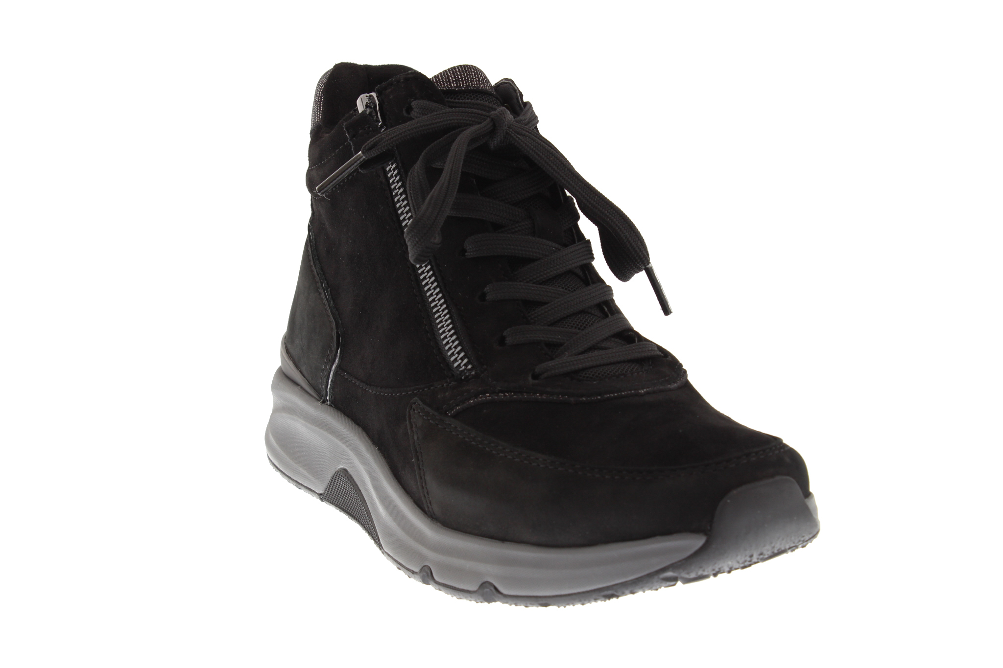 Rollingsoft veterschoenen zwart