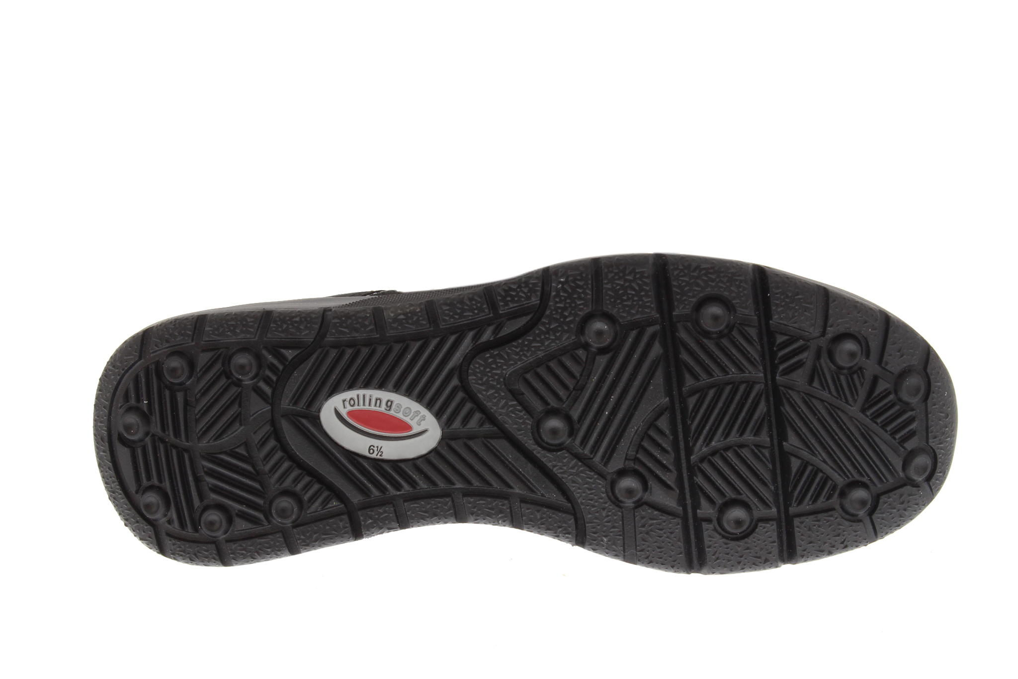 Rollingsoft veterschoenen zwart