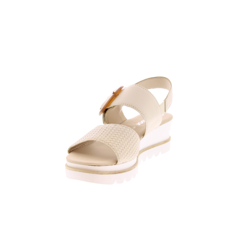 Gabor sandalen ecru 3