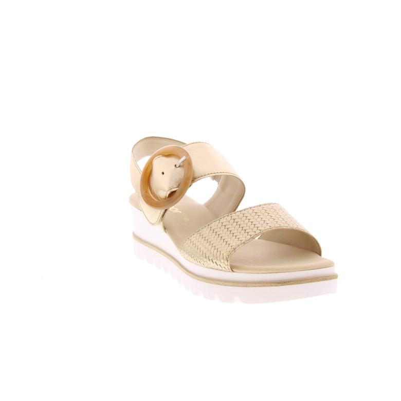 Gabor sandals gold 2