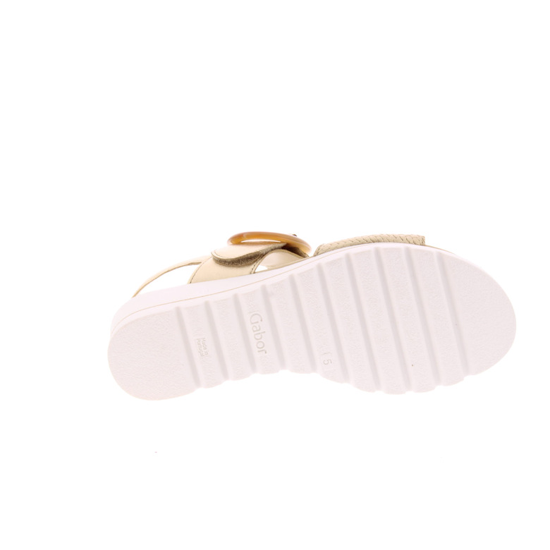Gabor sandals gold 5