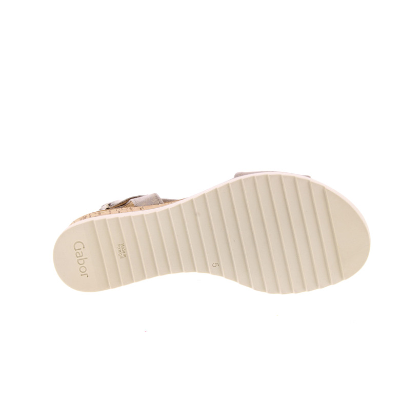 Gabor sandalen taupe 5