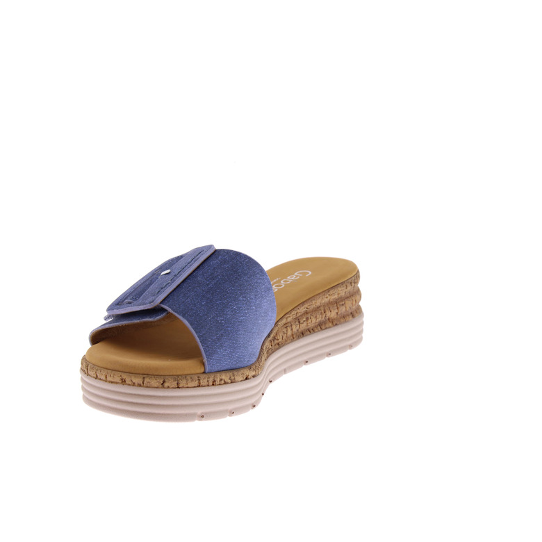 Gabor tongs bleu 3