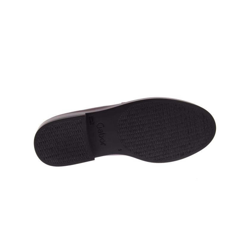 Gabor mocassins & loafers bordeaux 5