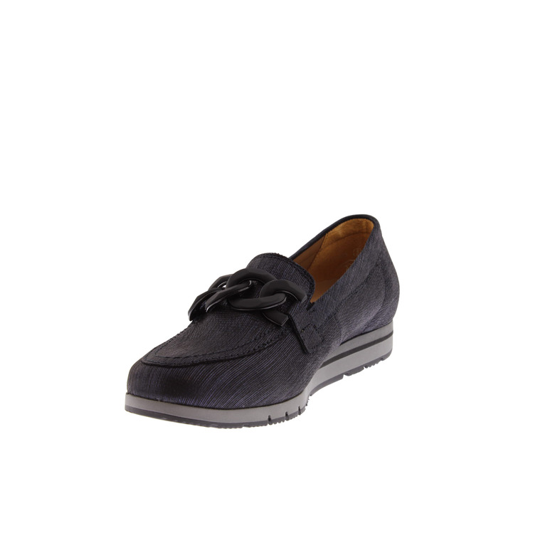 Gabor mokassins & halbschuhe blau 3