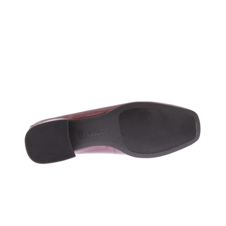 Gabor mocassins & loafers bordeaux 5