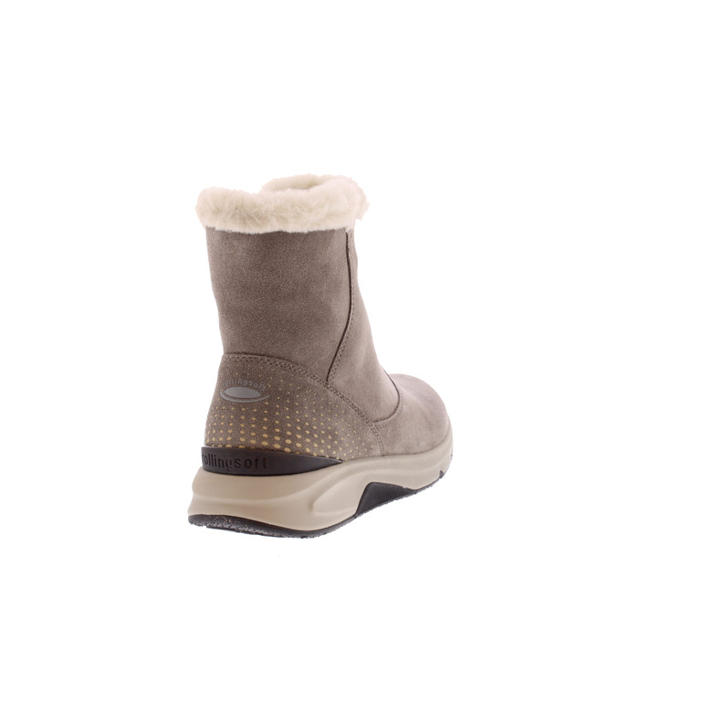 Rollingsoft enkellaarsjes taupe 4