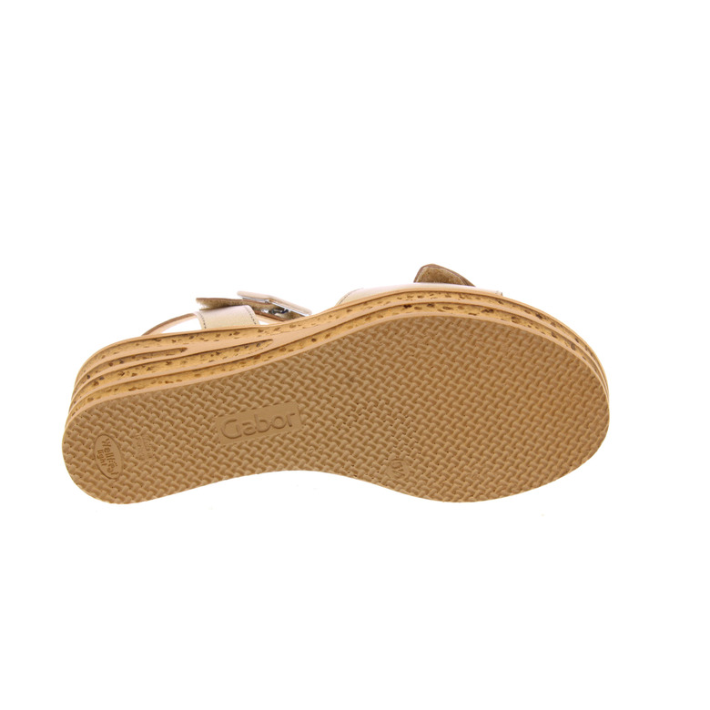 Gabor sandalen gold 5