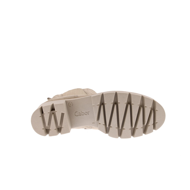 Gabor enkellaarsjes taupe 5