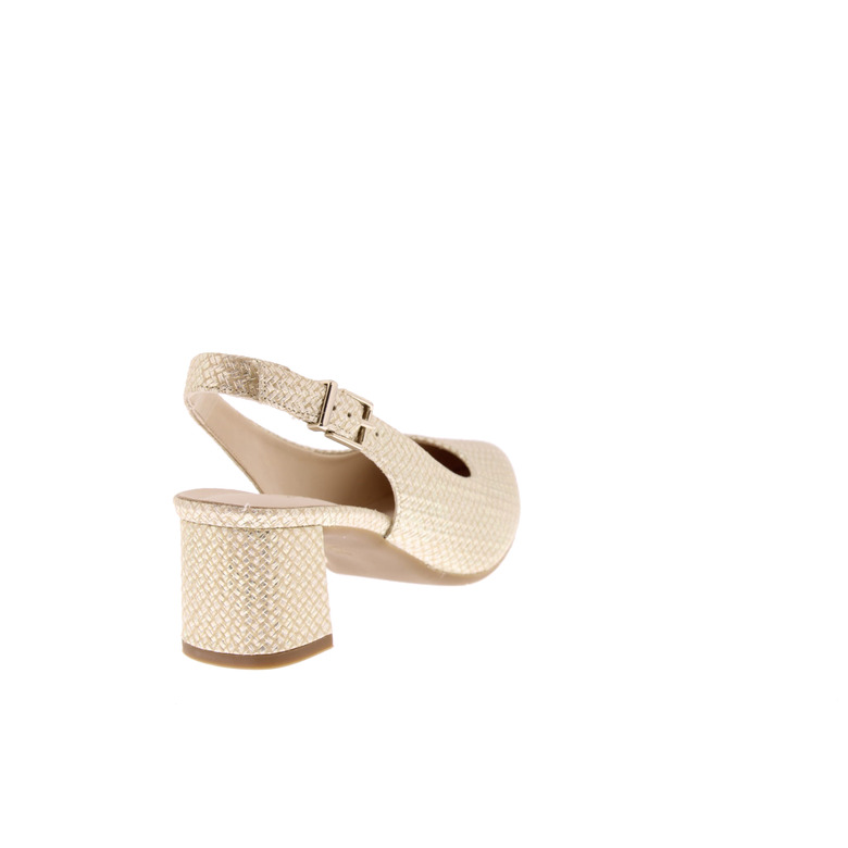 Gabor slingbacks goud 4