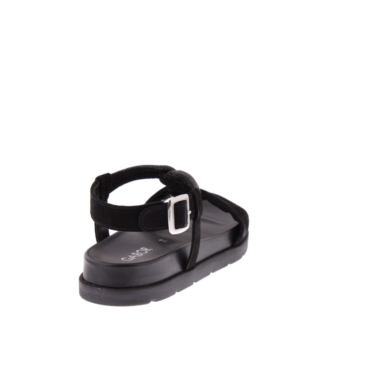 Gabor sandalen zwart 4