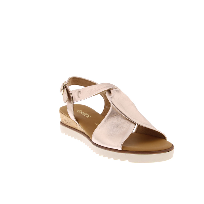 Gabor sandalen brons 2