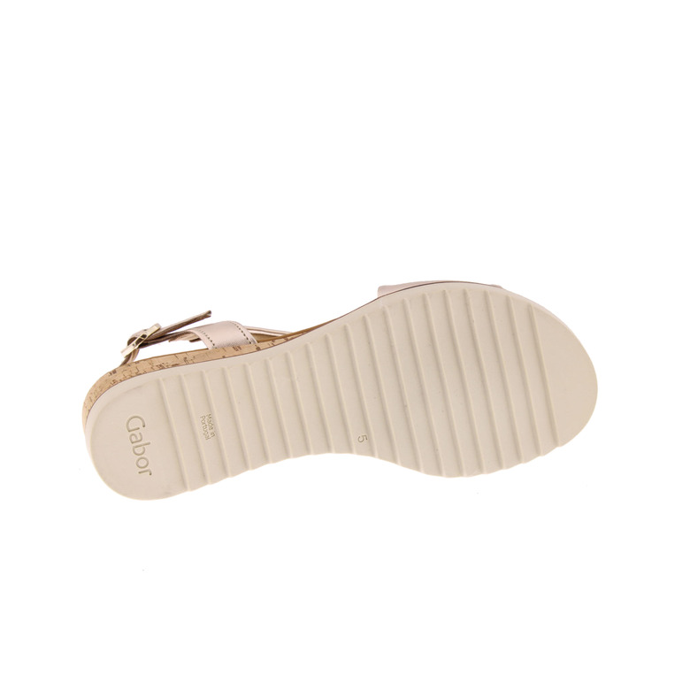 Gabor sandalen brons 5