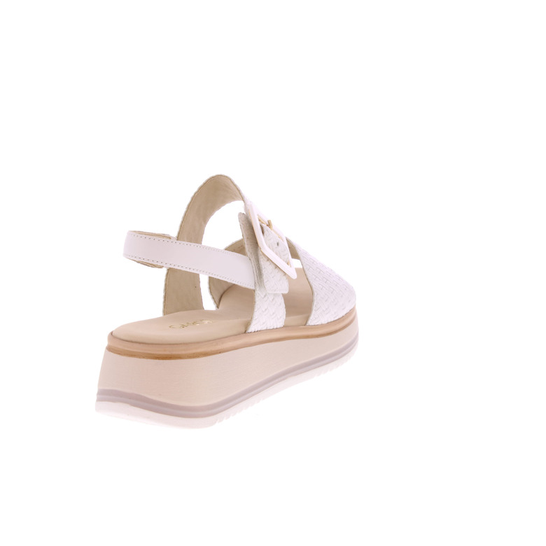 Gabor sandalen wit 4