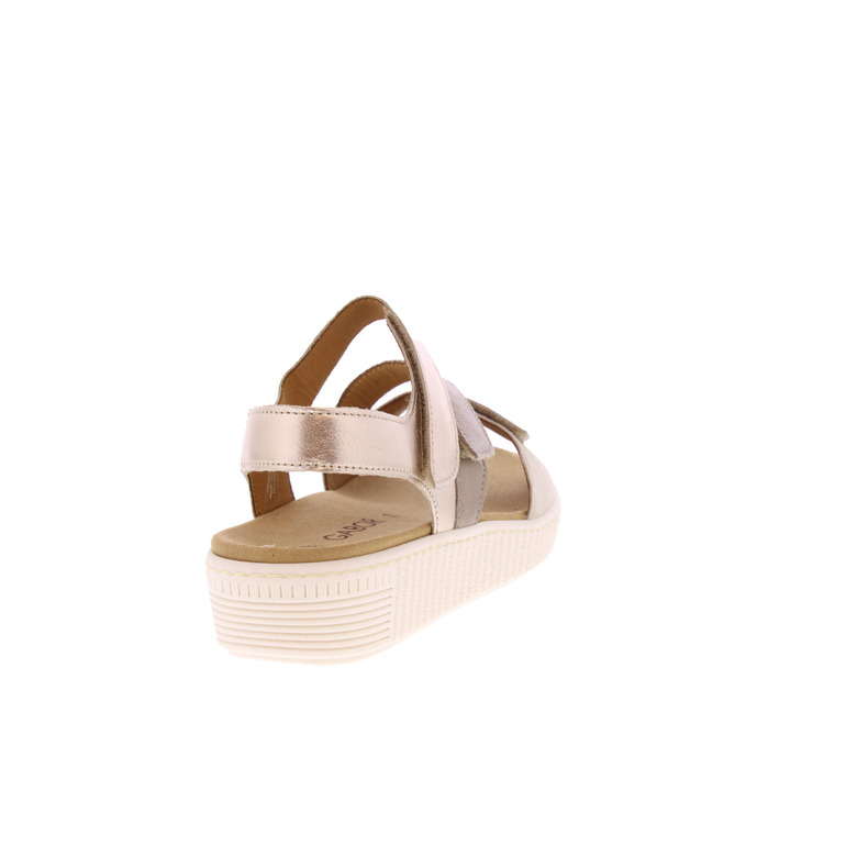 Gabor sandalen taupe 4