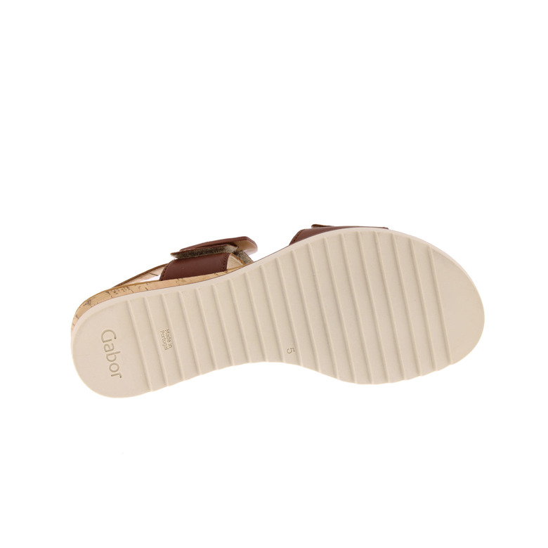 Gabor sandalen cognac 5