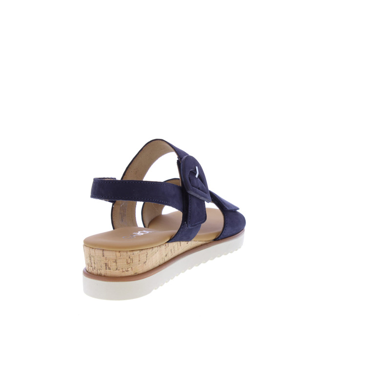 Gabor sandalen blauw 4