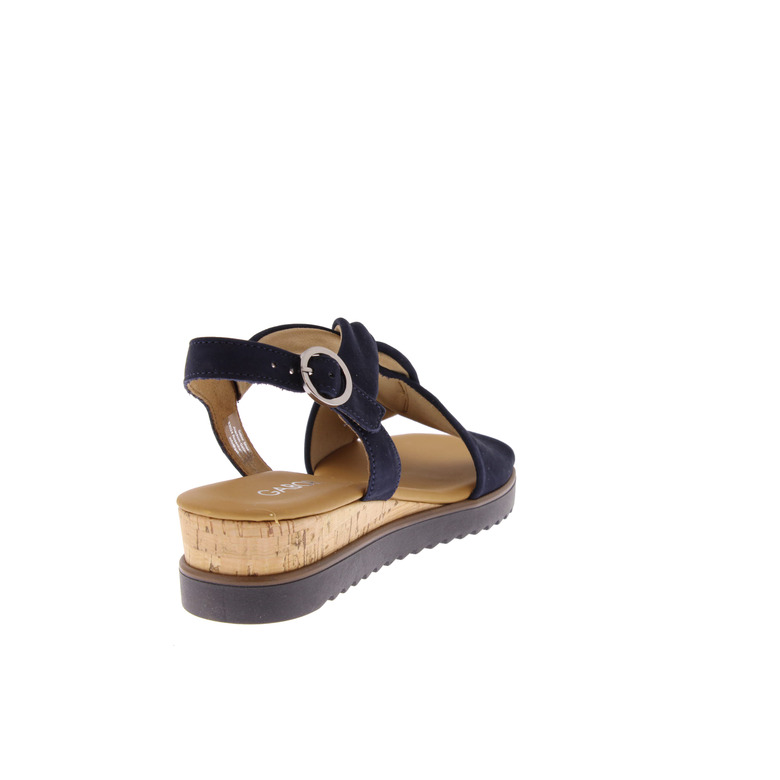 Gabor sandalen blauw 4