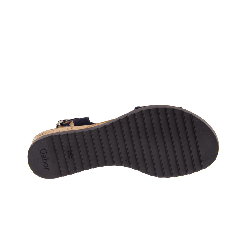 Gabor sandalen blauw 5