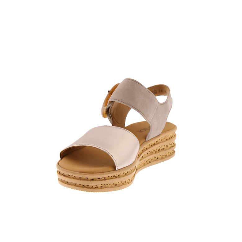 Gabor sandalen brons 3