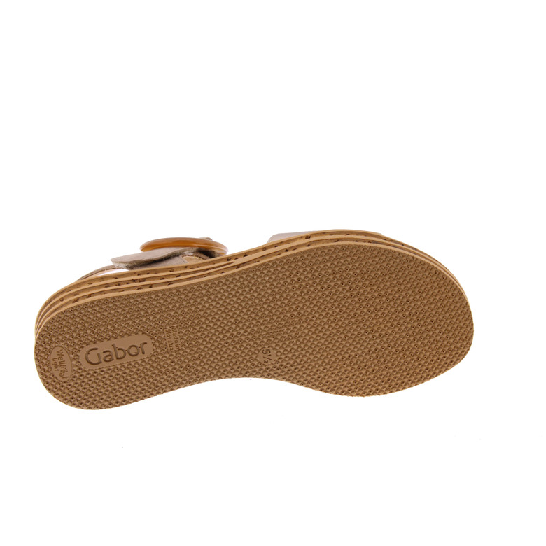Gabor sandalen brons 5