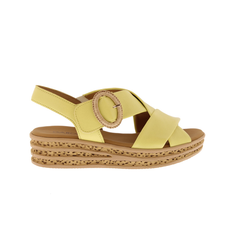 Gabor sandalen geel