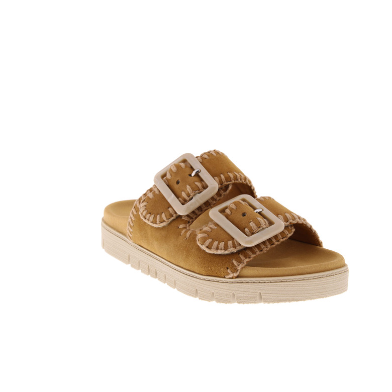 Gabor slippers camel 2