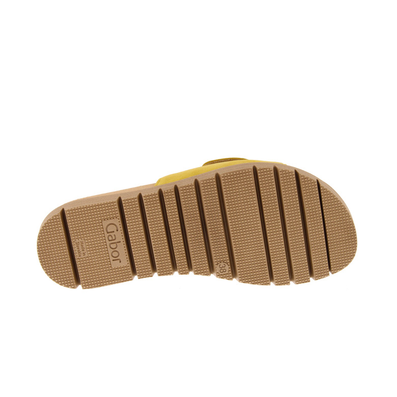 Gabor slippers geel 5
