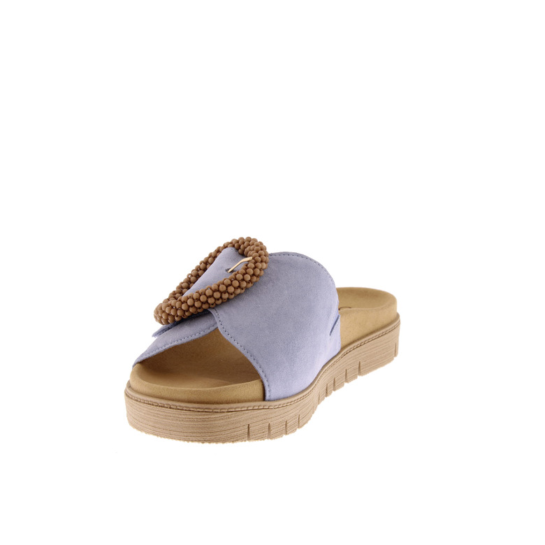 Gabor slippers blauw 3