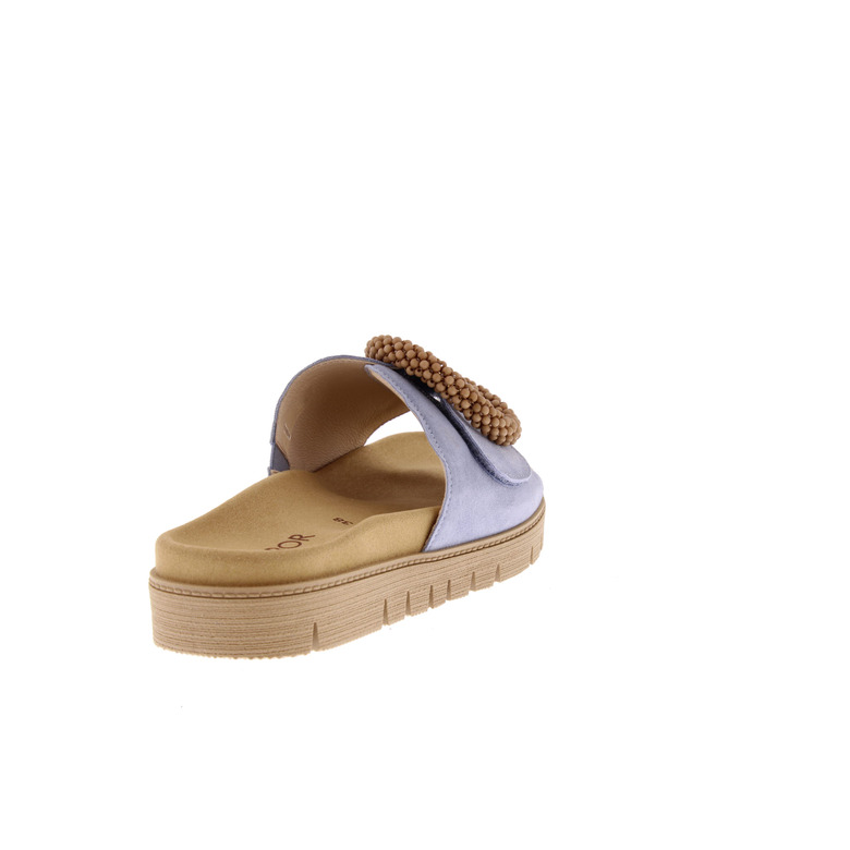 Gabor slippers blauw 4