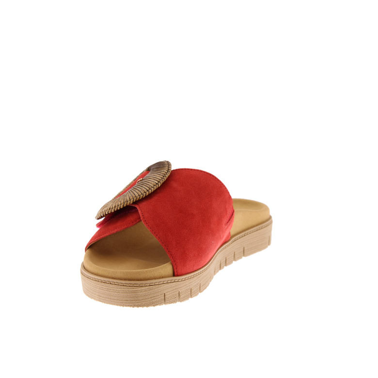 Gabor slippers rood 3