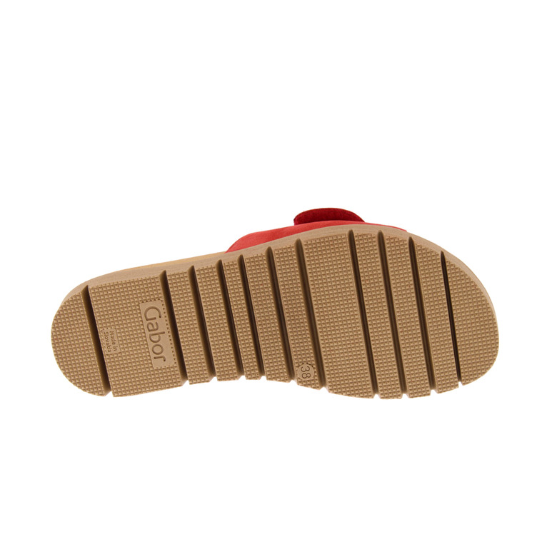 Gabor slippers rood 5