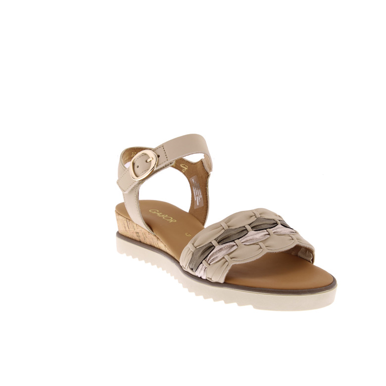 Gabor sandalen beige 2