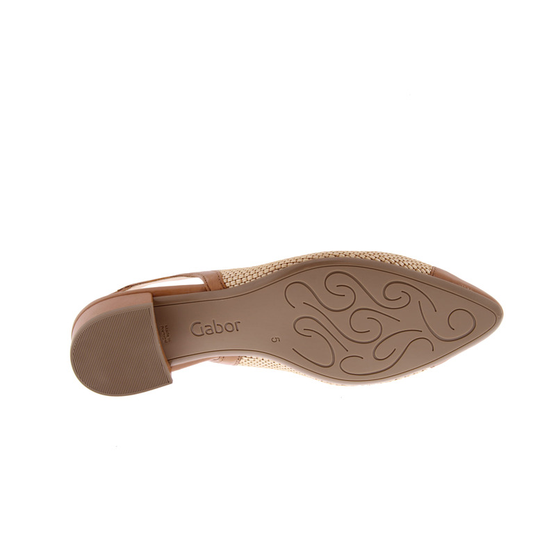 Gabor slingbacks camel 5