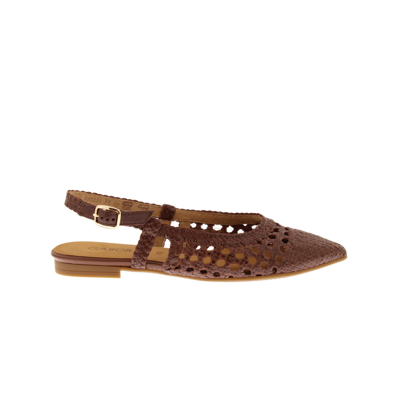 Gabor slingbacks bruin 1