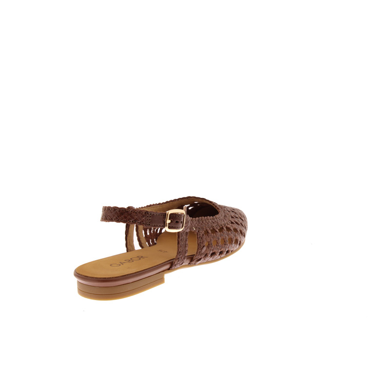Gabor slingbacks bruin 4