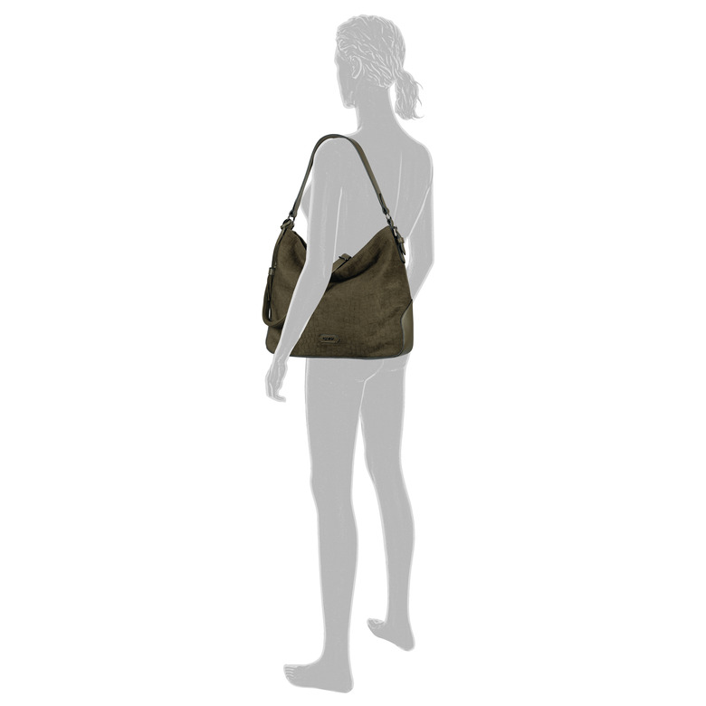 Gabor sac porté épaule vert 4