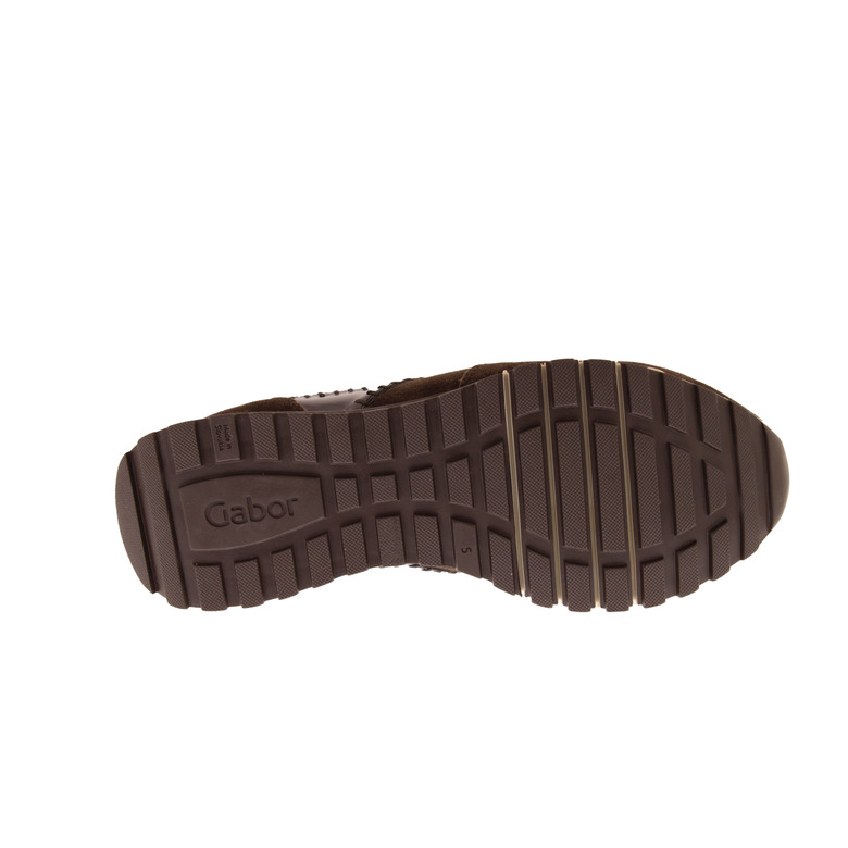 Gabor sneakers bruin 5