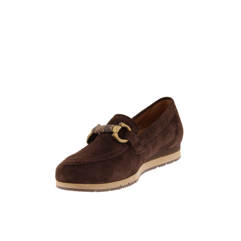 Gabor mocassins & loafers bruin 3