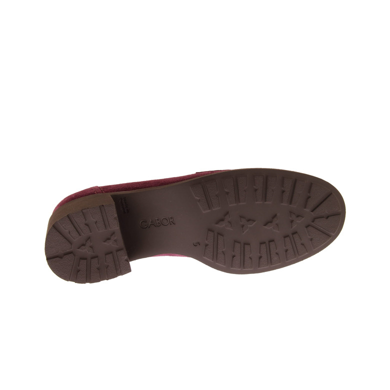 Gabor mocassins & loafers bordeaux 5