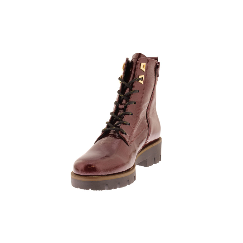 Gabor bottes à lacets bordeaux 3