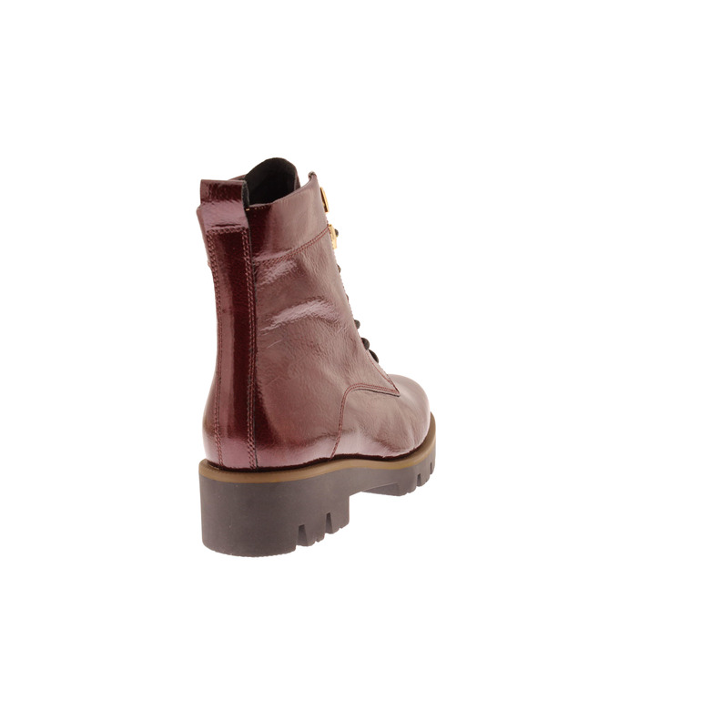 Gabor bottes à lacets bordeaux 4