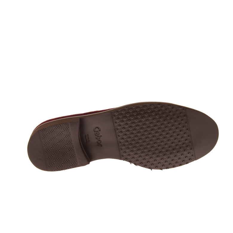 Gabor mocassins & loafers bordeaux 5